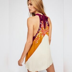Free People Floral Tunic Sz XS